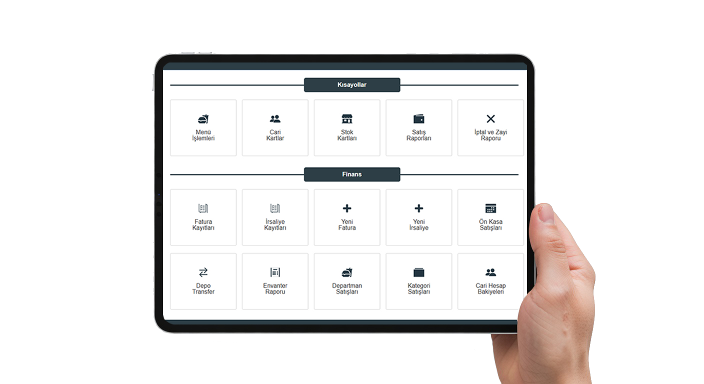İşletme sahibi Posfora'yı kullanıyor